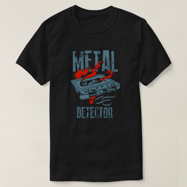 T-shirt Metal Detector Cassette (Design devant)