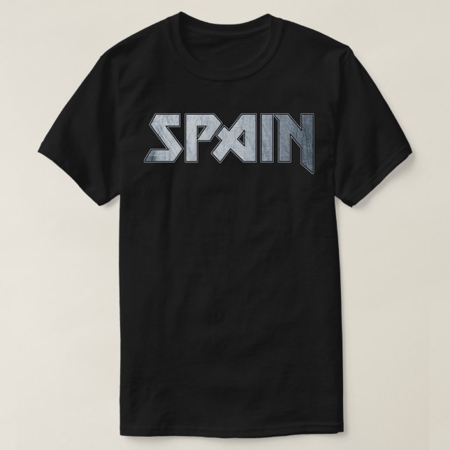 T-shirt Métal lourd Espagne (Design devant)