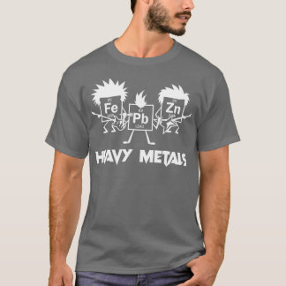 T-shirt Métal lourd s Métal Enseignant Geek Chimie