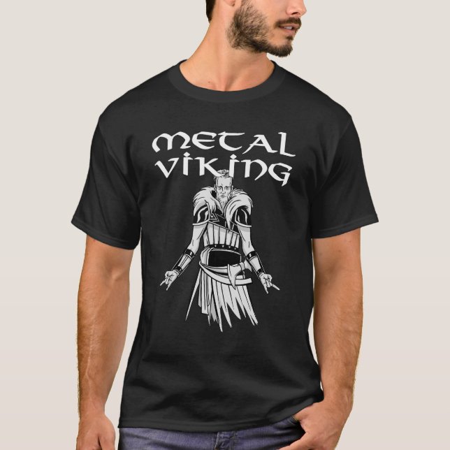 T-shirt Metal lourd Viking Metal Hand Rock Festival Viking (Devant)