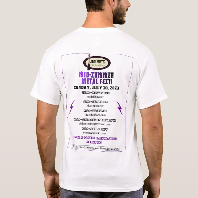 T-shirt MetalFest2023 (Dos)