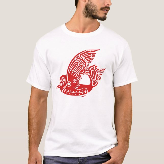 T-shirt Metallon Bird (rouge) (Devant)
