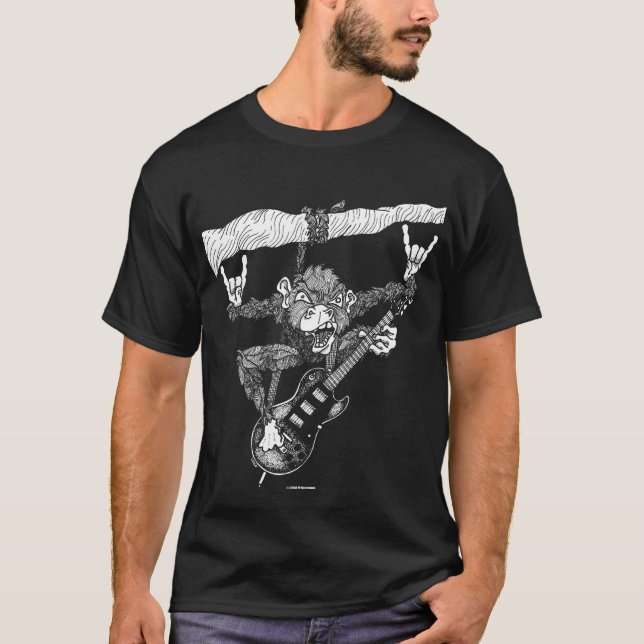 T-shirt metalmonkeyt (Devant)