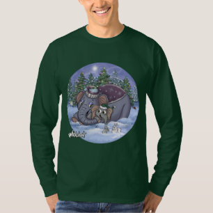 T-shirt Metalphant Wilbur & Maman Manches Longues Adulte