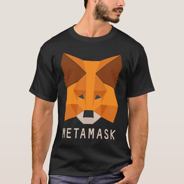 T-shirt MetaMask Fox  Secure Crypto Wallet Altcoin Token E (Devant)