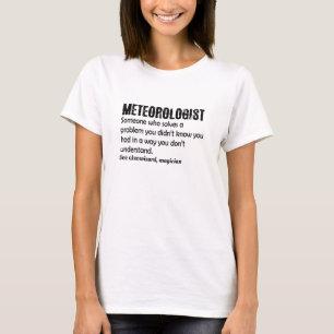 T-shirt Météorologue