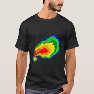 T-shirt Météorologue Chasse tempêtes Cumulonimbus Twisting