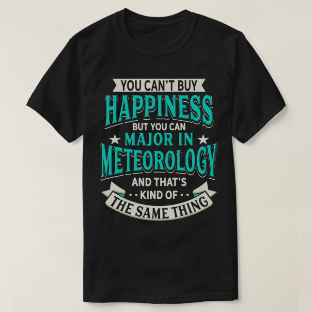 T-shirt Météorologue météorologue Météorologie Cadeau (Design devant)