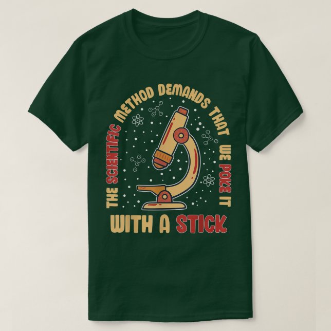 T-shirt Méthode scientifique Poke Funny Scientifique Lov (Design devant)