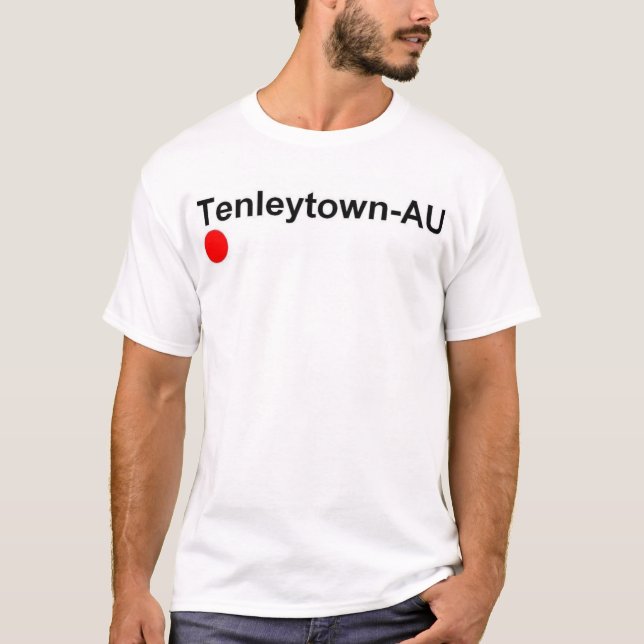 T-shirt Métro de Tenleytown-AU (Devant)