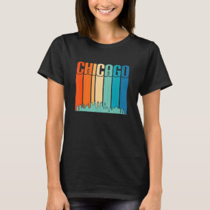T-shirt Métropole de Chicago Skyline City