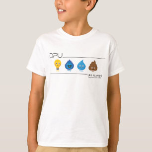 T-shirt mettant en vedette les mascottes utilitair
