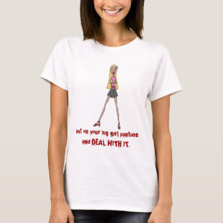 T-shirt mettez dessus vos grandes culottes de fille