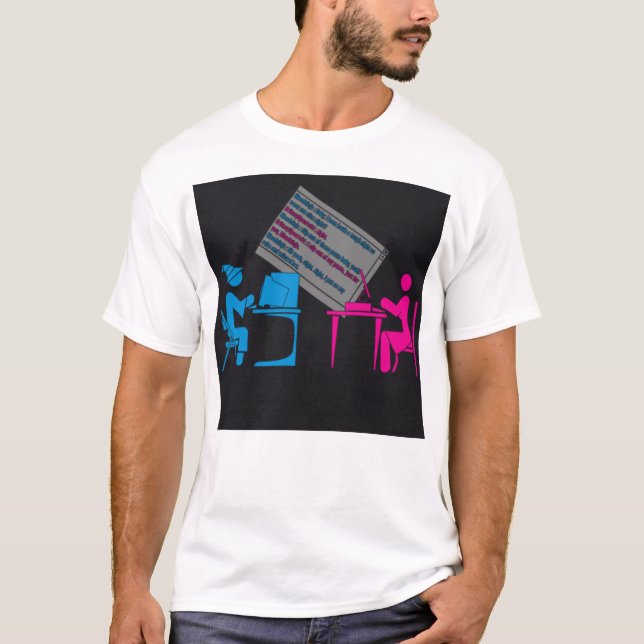 T-shirt Mettez dessus votre casquette de robe longue et de (Devant)