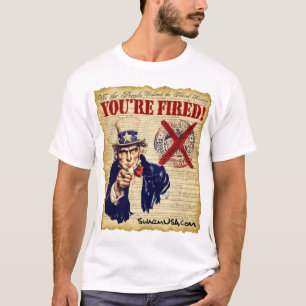 T-shirt Mettez le feu à la chemise de Fed