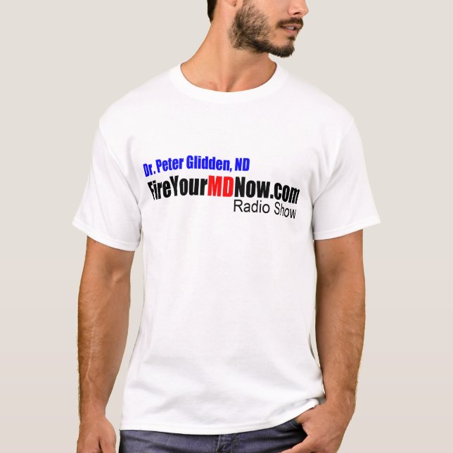 T-shirt Mettez le feu à votre émission de radio de DM (Devant)