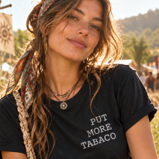 T-shirt Mettez Plus De Tabac Drôle Portugais