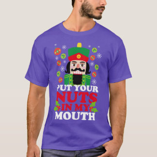 T-shirt Mettez vos noix dans ma bouche ami