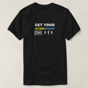 T-shirt Mettez Votre Figure Action En Marche !