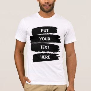 T-shirt Mettez votre texte ici, Respecter votre état d'esp