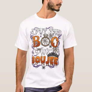 T-shirt Mettre Boo Boujee Halloween Diamant Couronne de ba