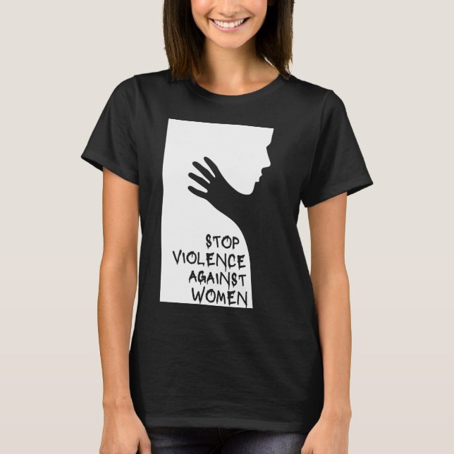 T-shirt Mettre fin à la violence contre les femmes (Devant)