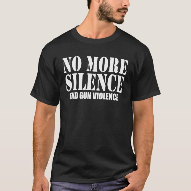T-shirt Mettre fin à la violence d'armes Porter la journée (Devant)