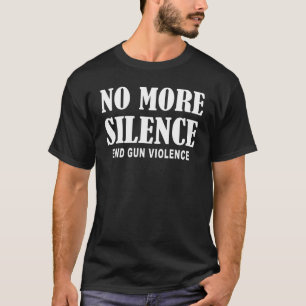 T-shirt Mettre Fin À La Violence Des Armes À Feu Porter Or