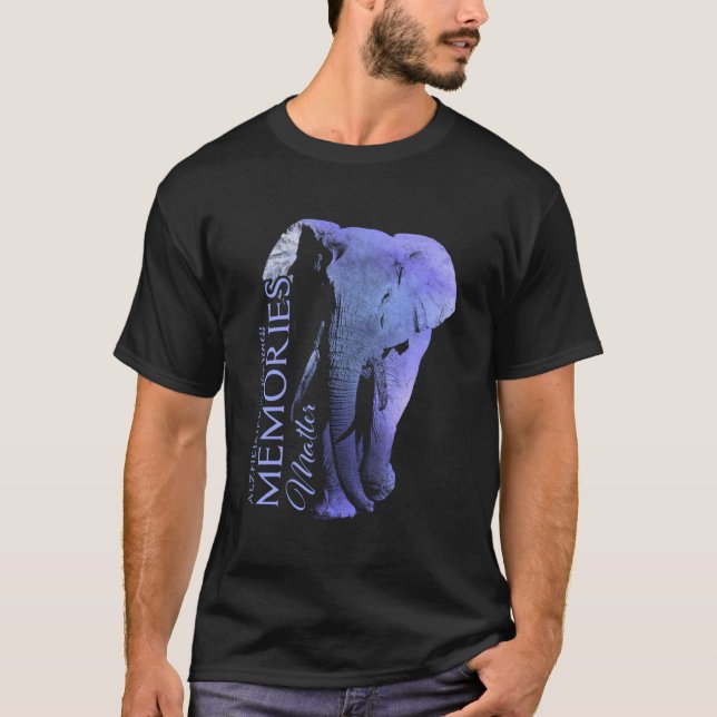 T-shirt Mettre Fin À L'Alzheimer Et Sensibiliser Les Homme (Devant)