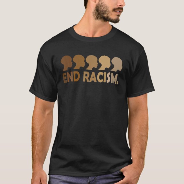 T-shirt Mettre fin au racisme Mois de l'histoire noire Moi (Devant)