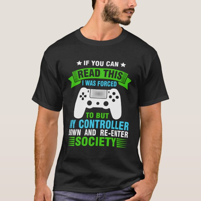 T-shirt Mettre le contrôleur à terre réintroduire la socié (Devant)