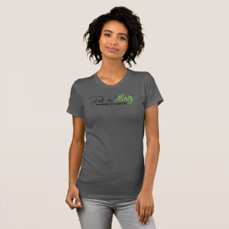 T-SHIRT METTRE LES HURTS - LÀ OÙ IL EST BLESSÉ - GRN/ FONT
