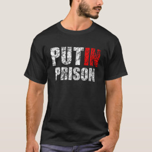 T-shirt Mettre Poutine en prison