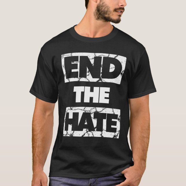 T-shirt Mettre un terme à la haine et à l'intimidation du  (Devant)