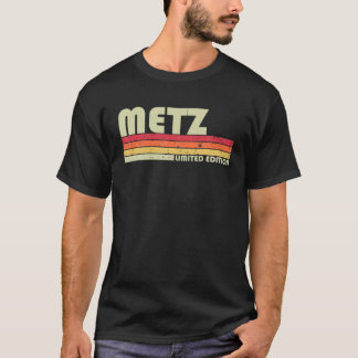 T-shirt METZ Nom De Famille Funny Retro Vintage 80S 90S An