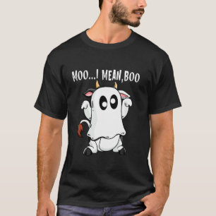 T-shirt Meuh je veux dire Boo Vache mignonne Cosplay Hallo