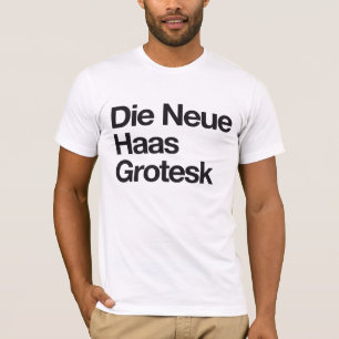 T-shirt Meurent Neue Haas Grotesk