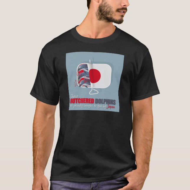 T-shirt Meurtre de dauphin (Devant)