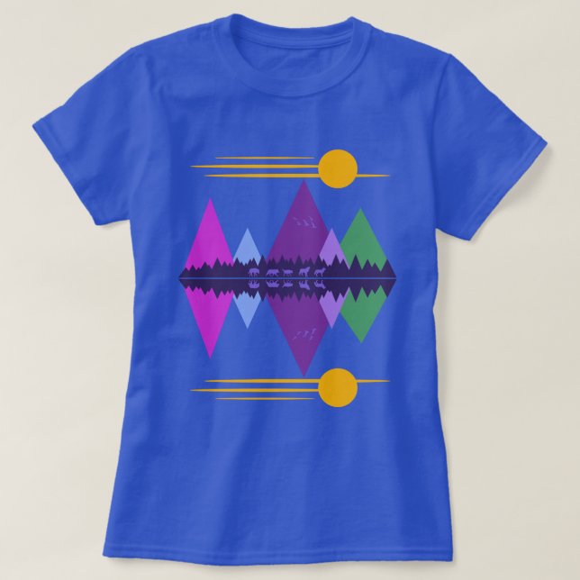 T-shirt Meute de loups (Design devant)