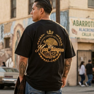 T-shirt Mexchingon Orgullo Mexicano dos avec un im