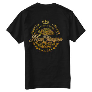 T-shirt Mexchingon Orgullo Mexicano dos avec un im