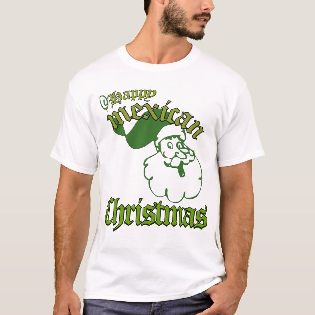 T-shirt mexicain de Noël (Devant)