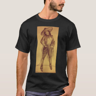 T-shirt mexicain de Ranchera de fille de goupille-