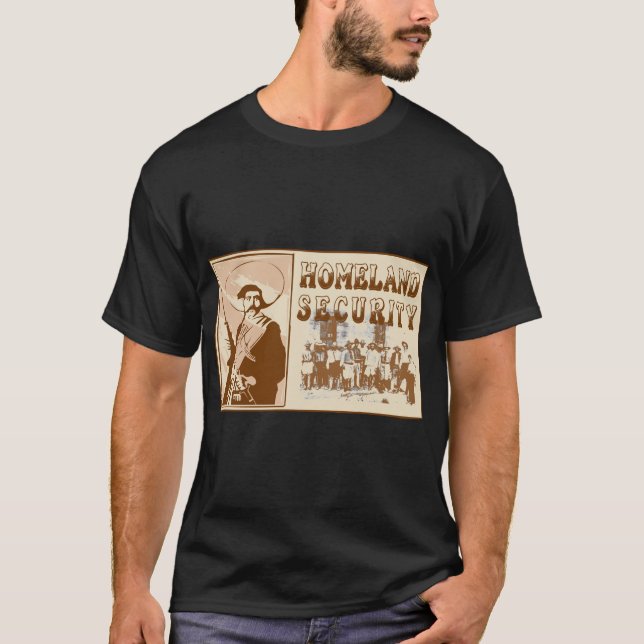 T-shirt mexicain de Secruity de patrie (Devant)