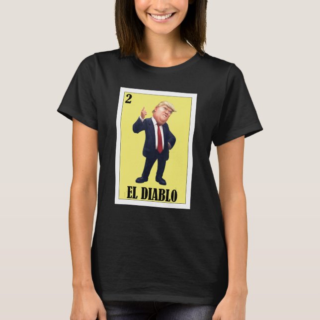 T-shirt Mexicain pour Latinos El Diablo (Devant)