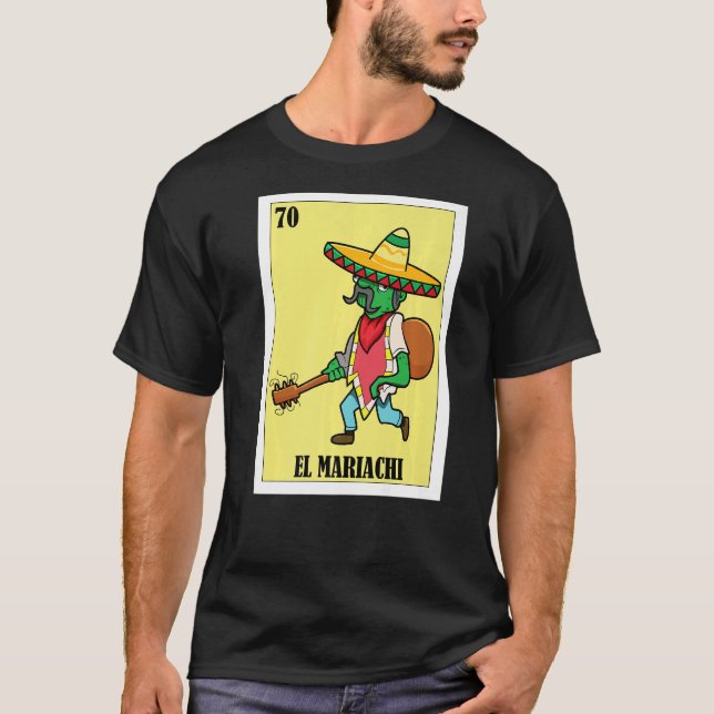 T-shirt Mexicain pour Latinos El Mariachi (Devant)