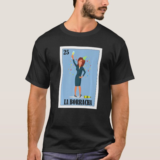 T-shirt Mexicain pour les Parties La Borracha 1 (Devant)