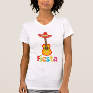 T-shirt Mexicaine Cinco De Mayo Femme avec Fiesta