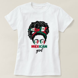 T-shirt Mexicaine Fille Pour Femmes Mexicana Mexico City