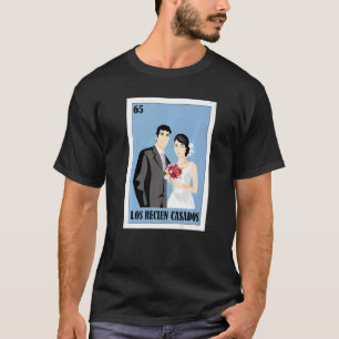 T-shirt Mexicaine pour Mariage Los Recien Casados 1